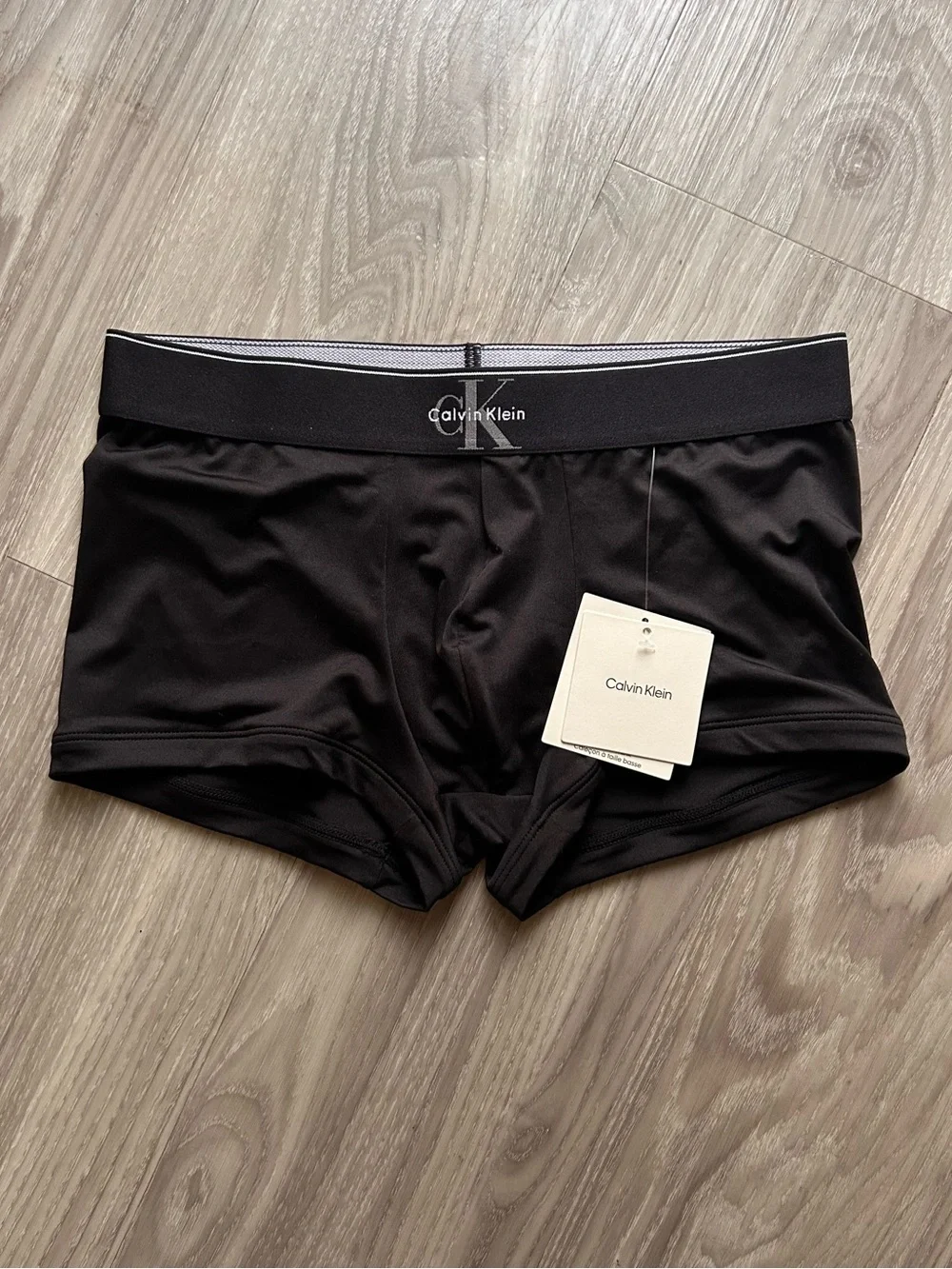 Calvin Klein | 1996 Micro Low Rise Trunks in Solid Black (Small)